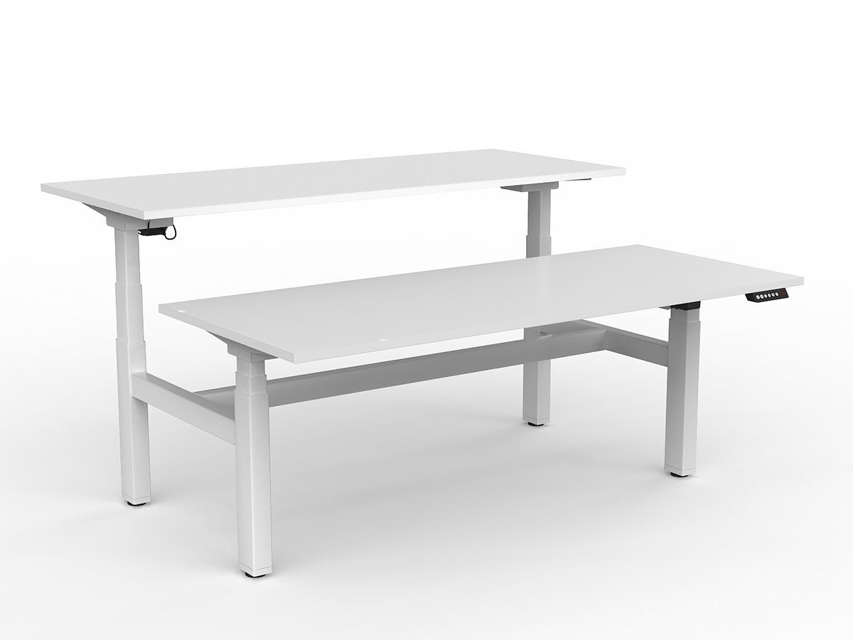 Agile Electric Sit To Stand Shared Desk Standard Worktop - Image 2